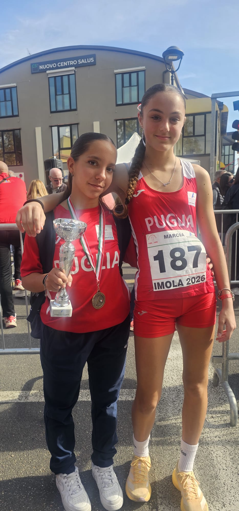 Atletica Grottaglie protagonista a Imola: Gaia Cavallo vicecampionessa nazionale, Greta Miccoli brilla al Trofeo delle&nbsp;Regioni